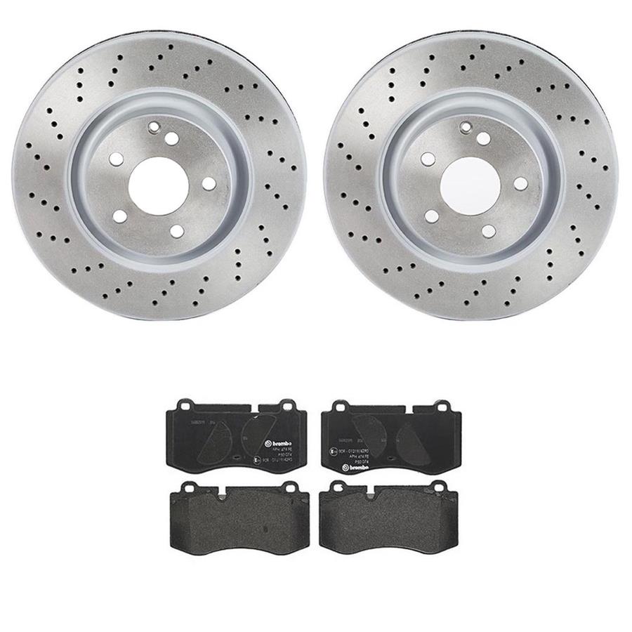 Brembo Disc Brake Pad and Rotor Kits KT04459