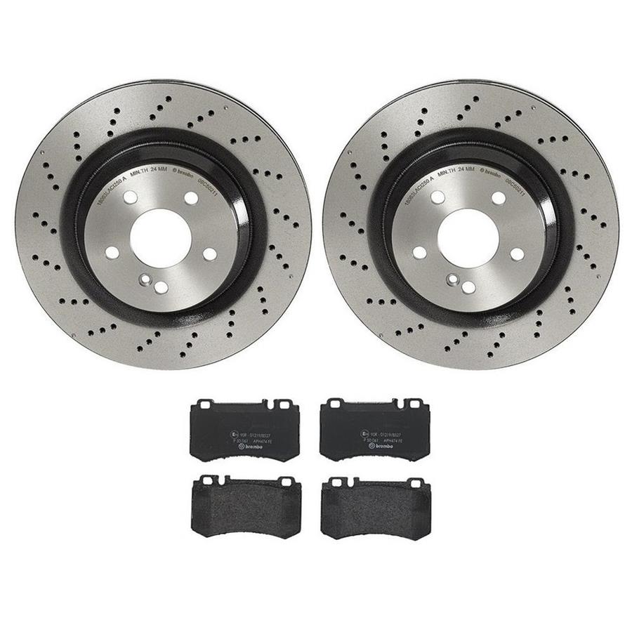 Brembo Disc Brake Pad and Rotor Kits KT04470