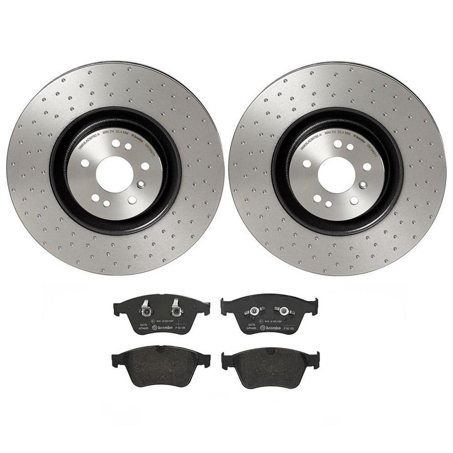 Brembo Disc Brake Pad and Rotor Kits KT04476