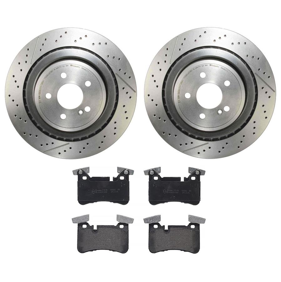 Brembo Disc Brake Pad and Rotor Kits KT04478