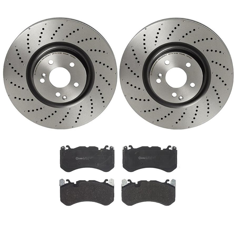 Brembo Disc Brake Pad and Rotor Kits KT04479