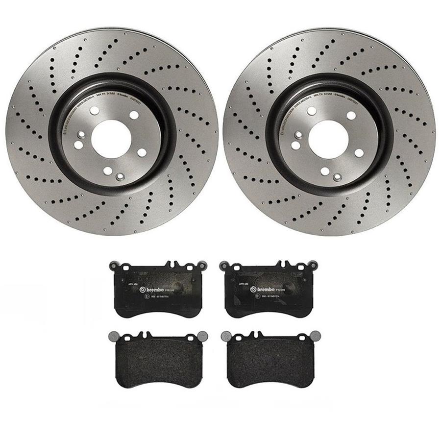 Brembo Disc Brake Pad and Rotor Kits KT04480