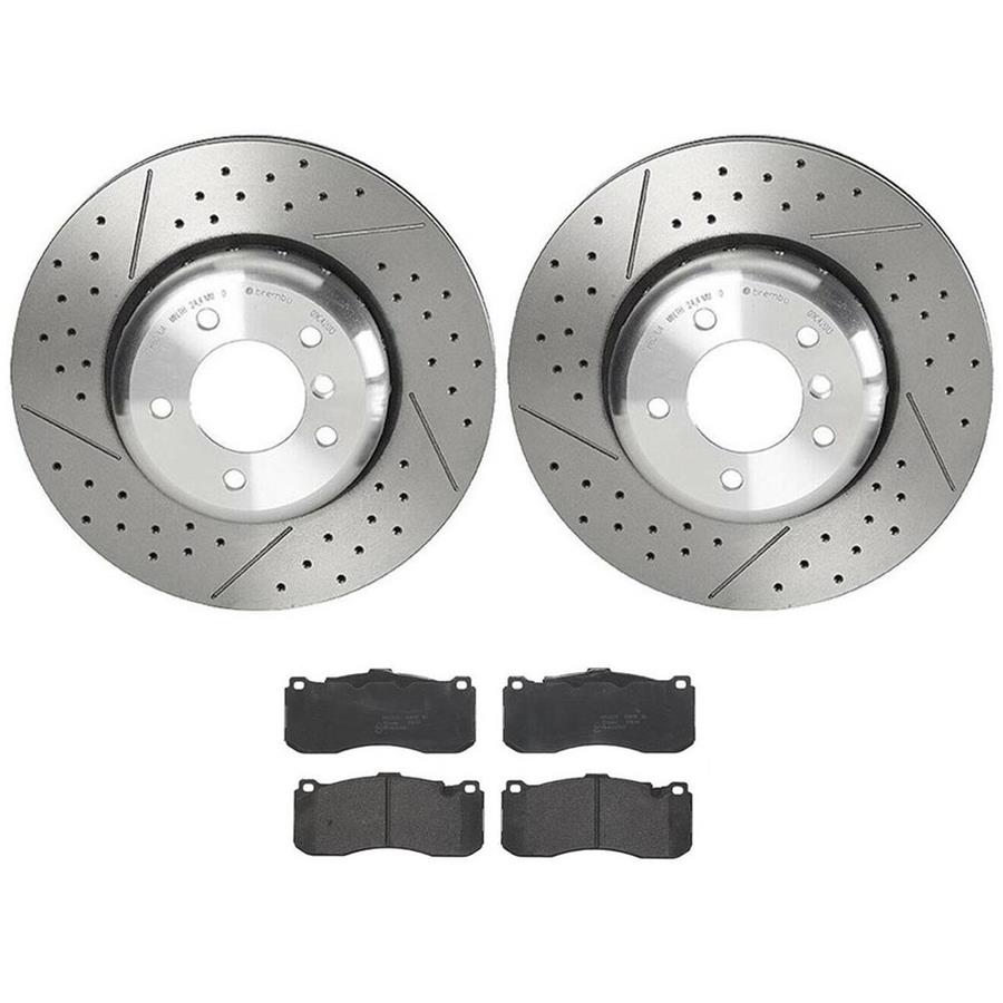 Brembo Disc Brake Pad and Rotor Kits KT04486
