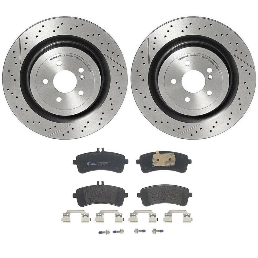 Brembo Disc Brake Pad and Rotor Kits KT04492