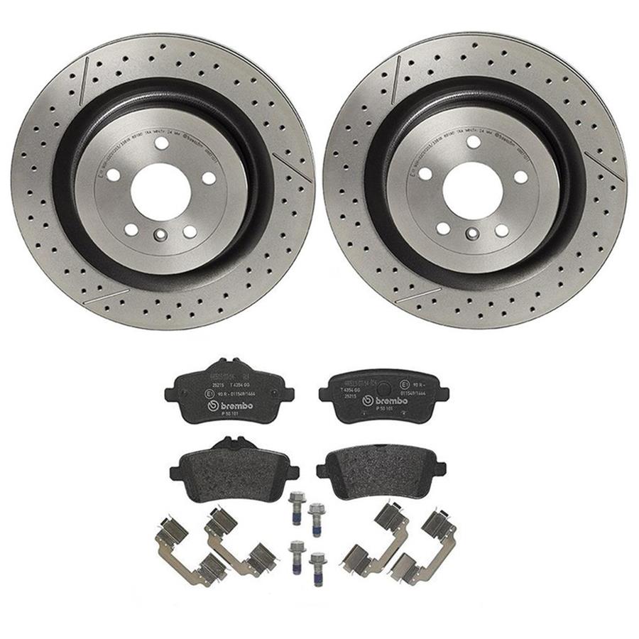 Brembo Disc Brake Pad and Rotor Kits KT04496