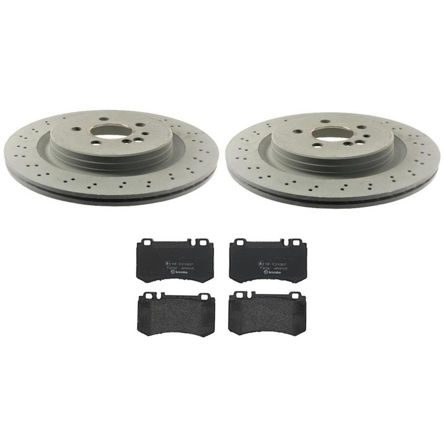 Brembo Disc Brake Pad and Rotor Kits KT04503