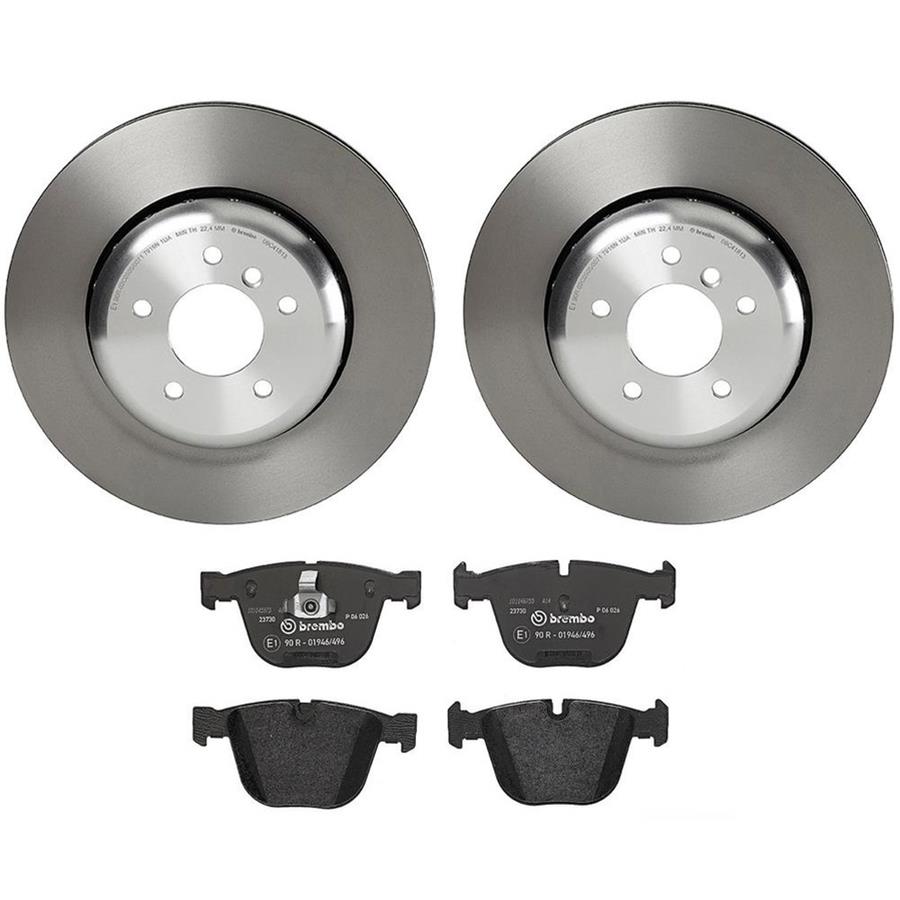 Brembo Disc Brake Pad and Rotor Kits KT04505