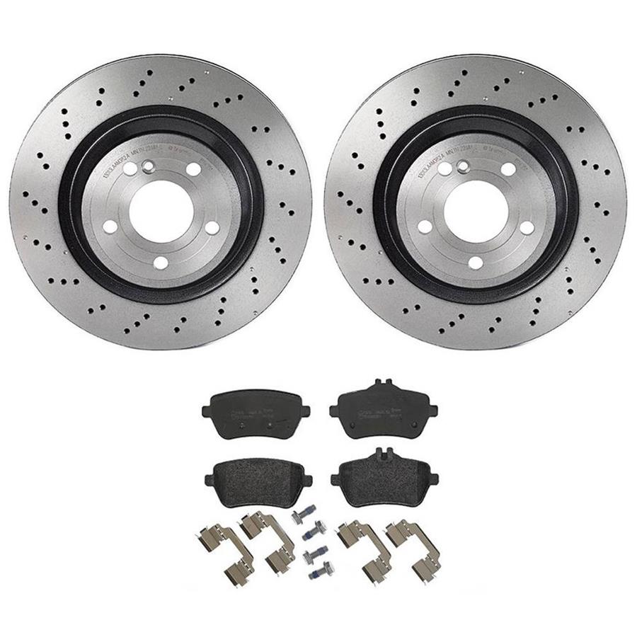 Brembo Disc Brake Pad and Rotor Kits KT04509