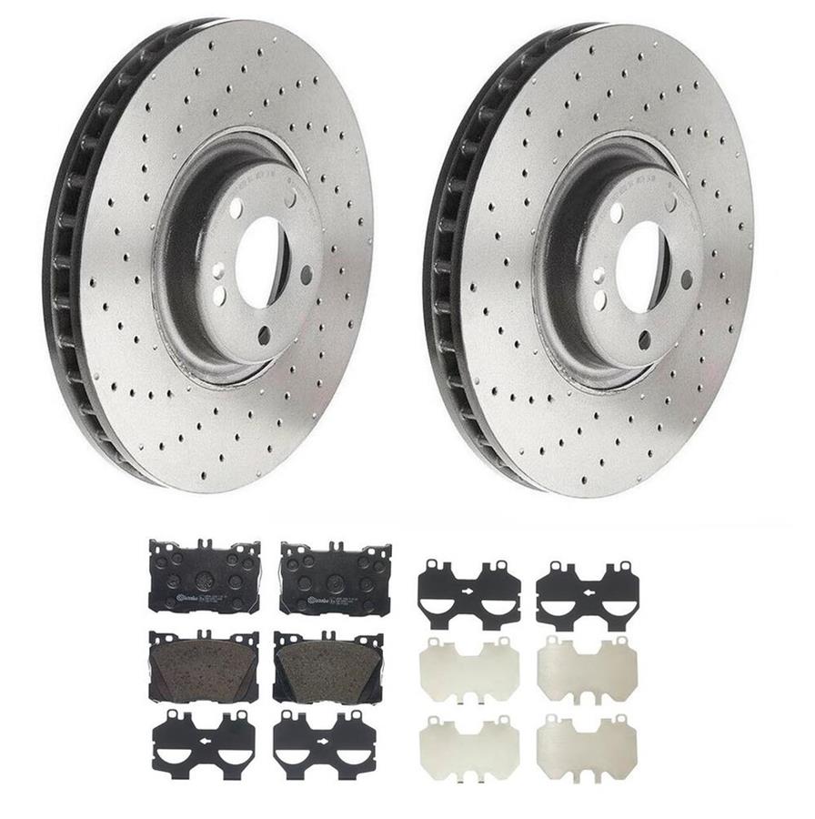 Brembo Disc Brake Pad and Rotor Kits KT04522