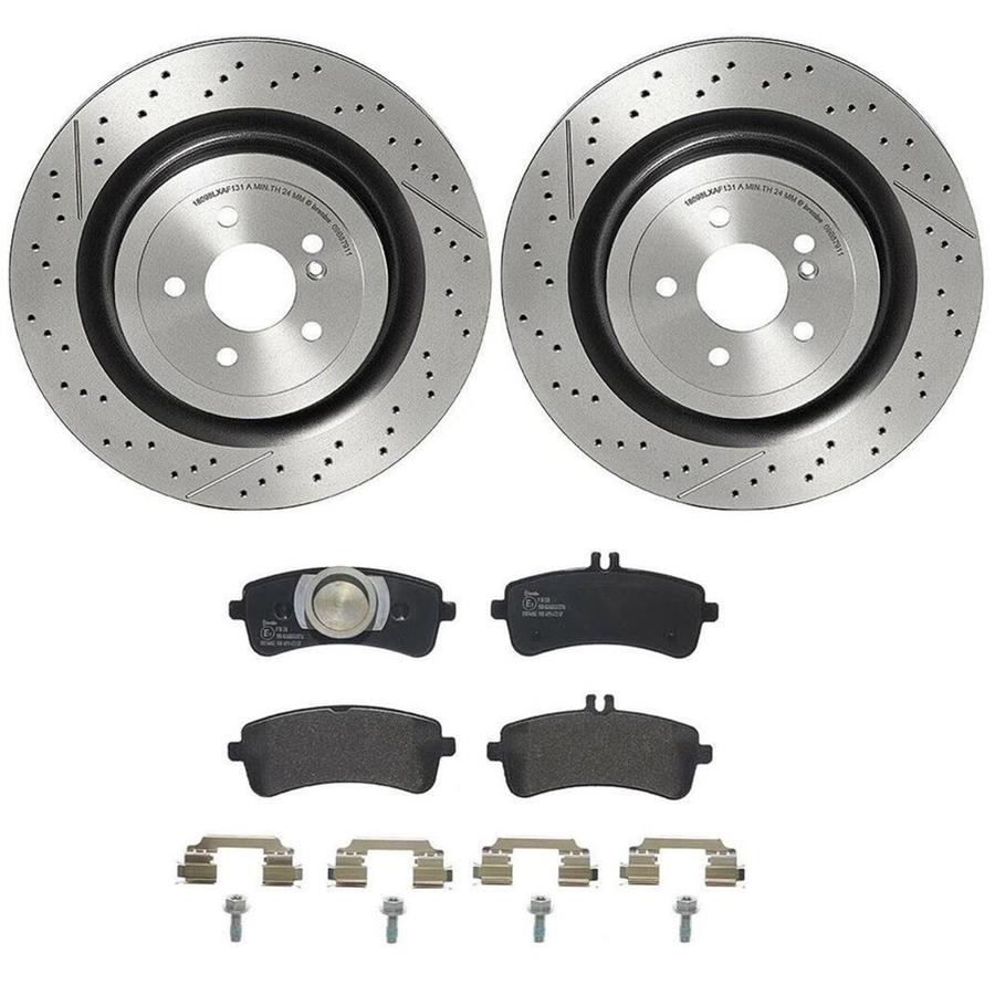 Brembo Disc Brake Pad and Rotor Kits KT04538
