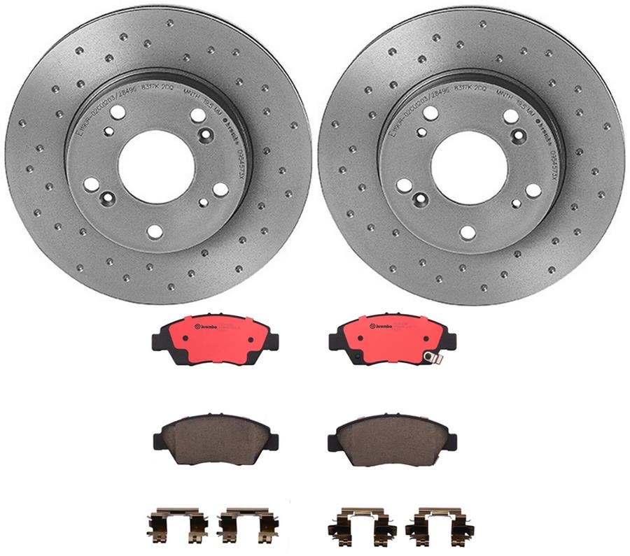 Brembo Disc Brake Pad and Rotor Kits KTX0001