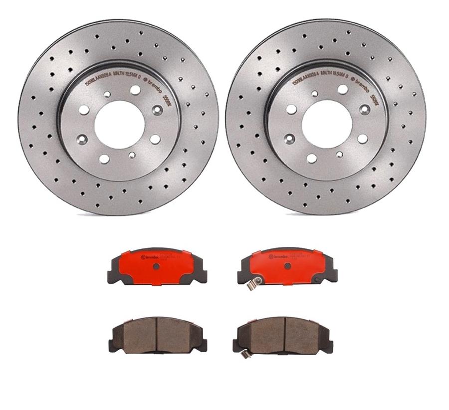 Brembo Disc Brake Pad and Rotor Kits KTX0003
