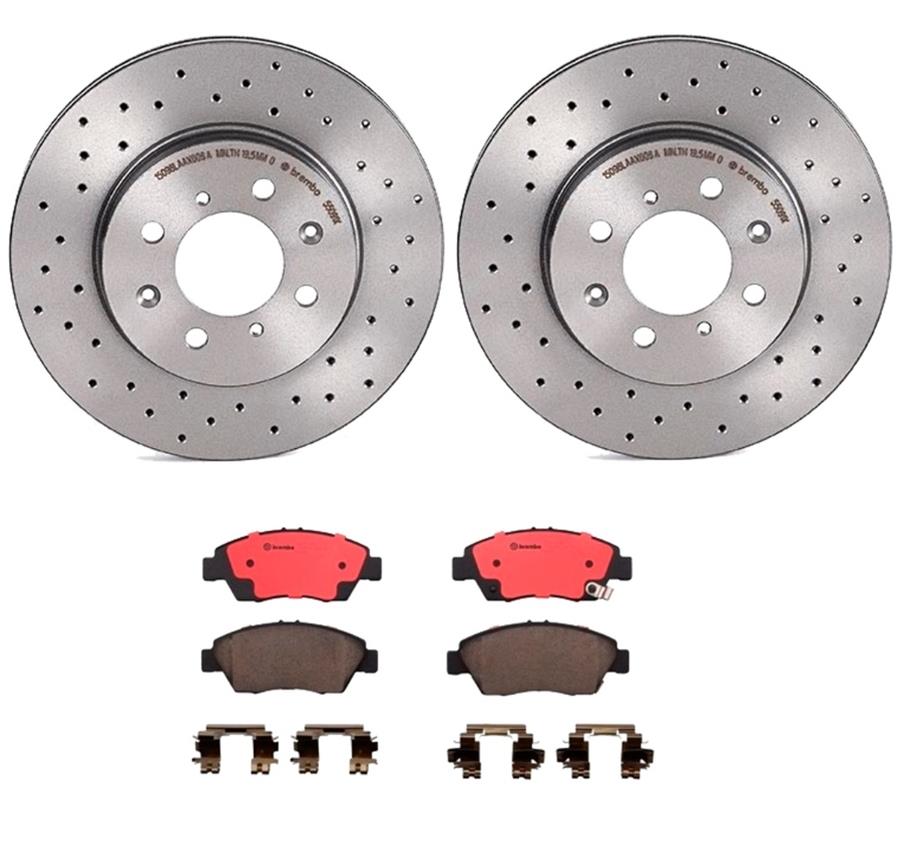 Brembo Disc Brake Pad and Rotor Kits KTX0005