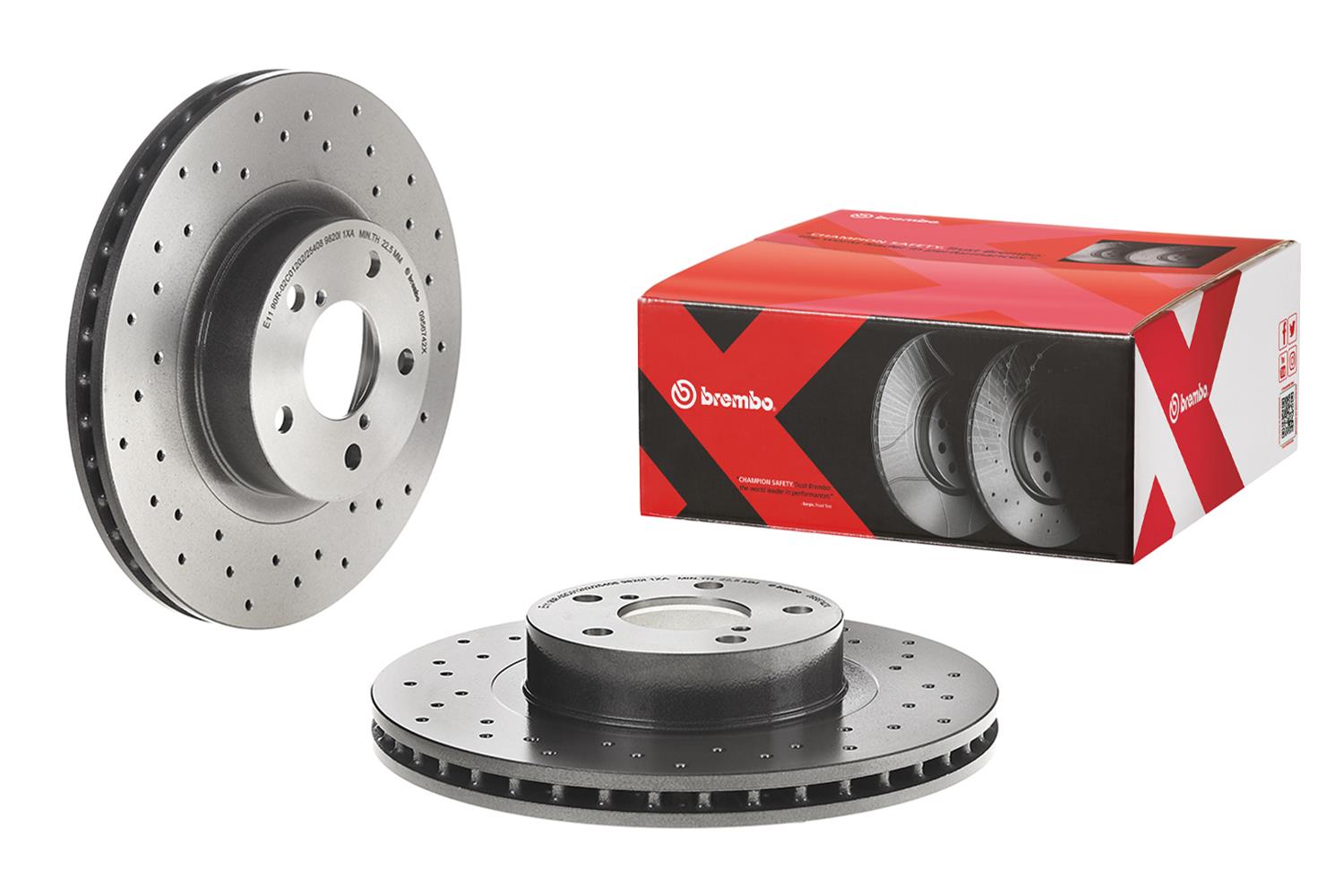 Brembo Disc Brake Pad and Rotor Kits KTX0007