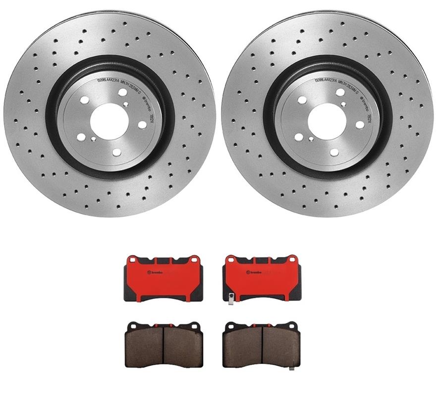 Brembo Disc Brake Pad and Rotor Kits KTX0008