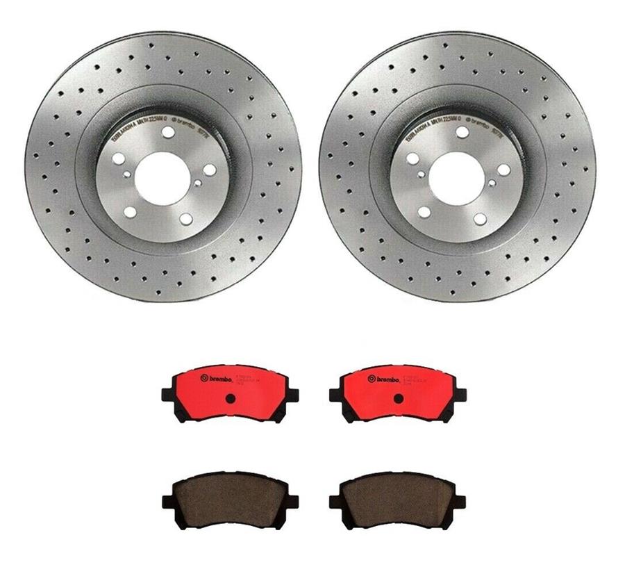 Brembo Disc Brake Pad and Rotor Kits KTX0013