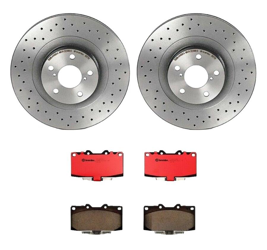 Brembo Disc Brake Pad and Rotor Kits KTX0014