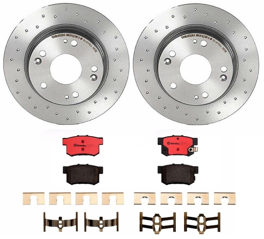 Brembo Disc Brake Pad and Rotor Kits KTX0019