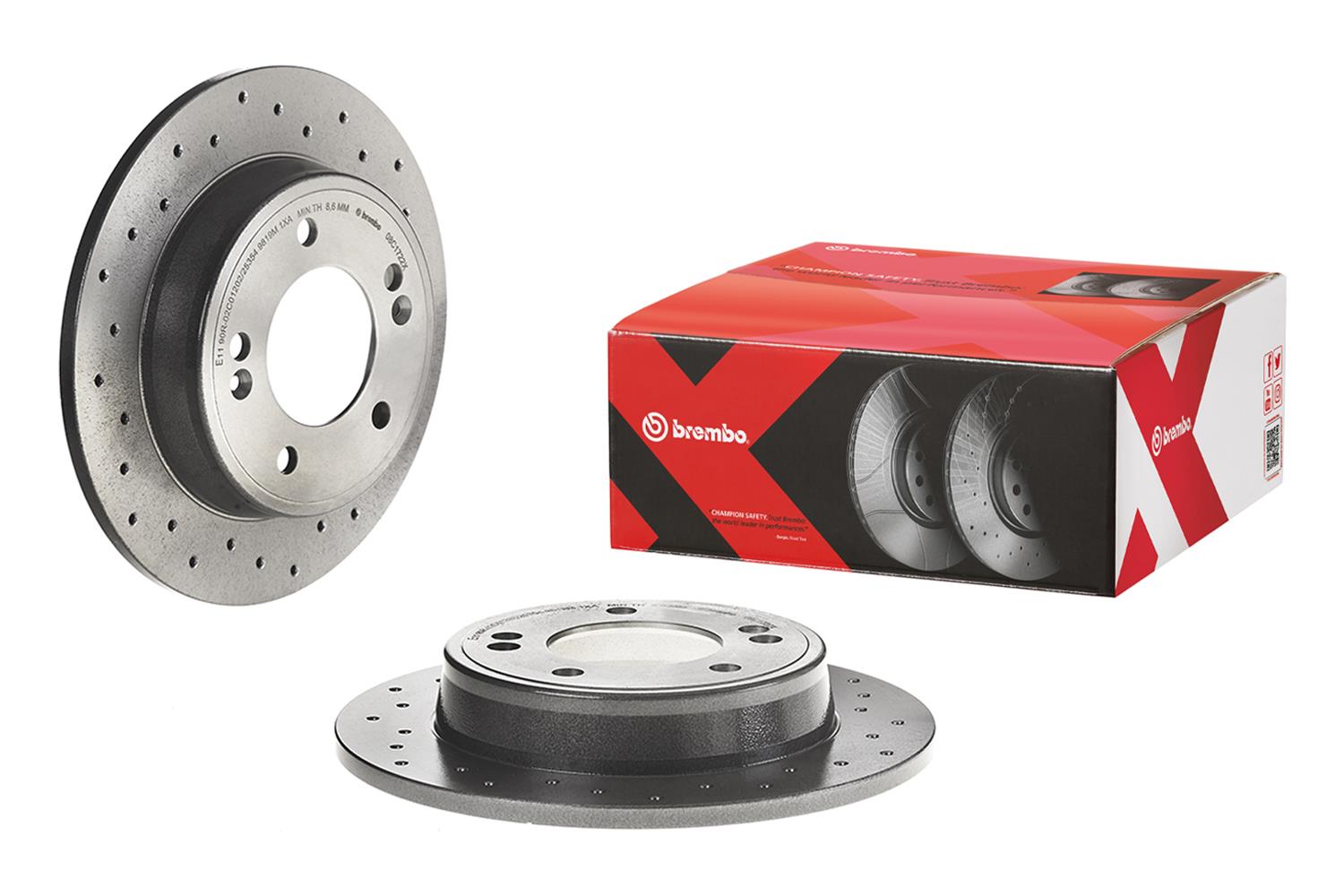 Brembo Disc Brake Pad and Rotor Kits KTX0084