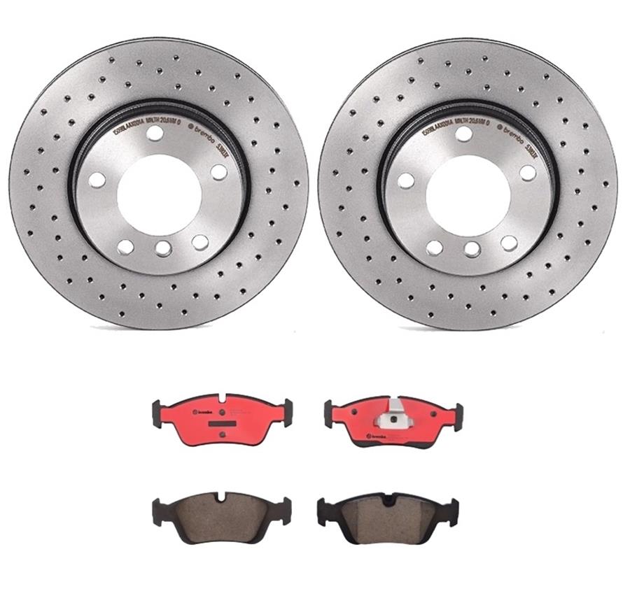 Brembo Disc Brake Pad and Rotor Kits KTX0025