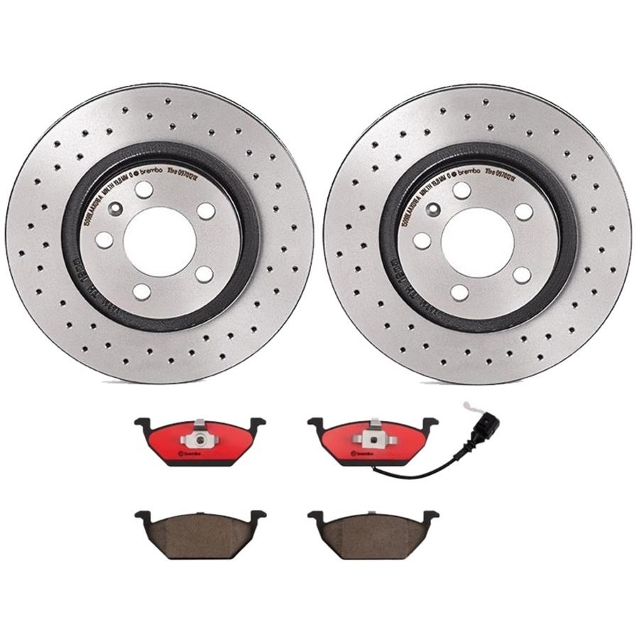 Brembo Disc Brake Pad and Rotor Kits KTX0027