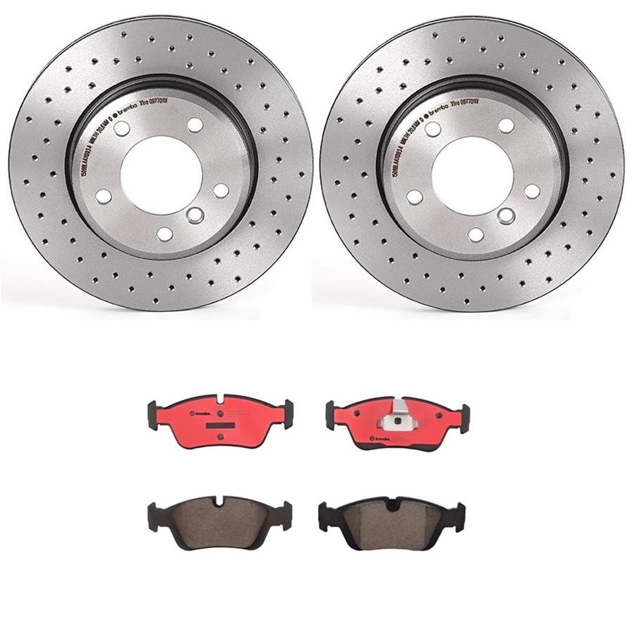 Brembo Disc Brake Pad and Rotor Kits KTX0028