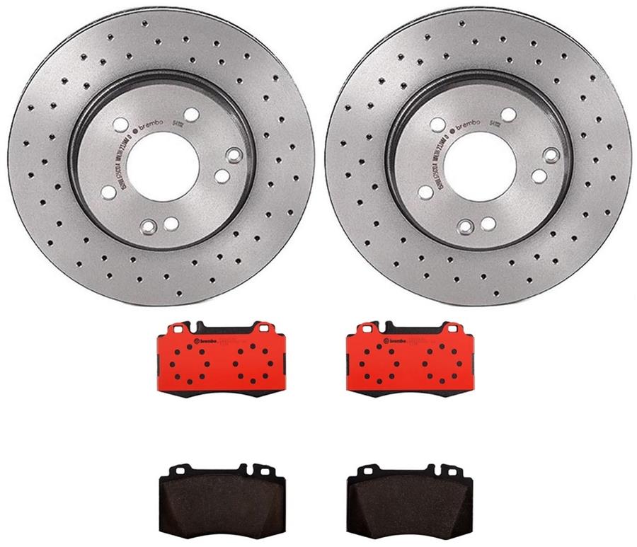 Brembo Disc Brake Pad and Rotor Kits KTX0032