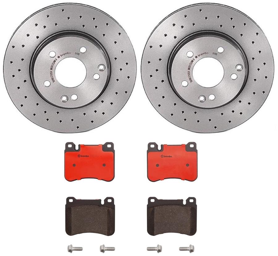 Brembo Disc Brake Pad and Rotor Kits KTX0033