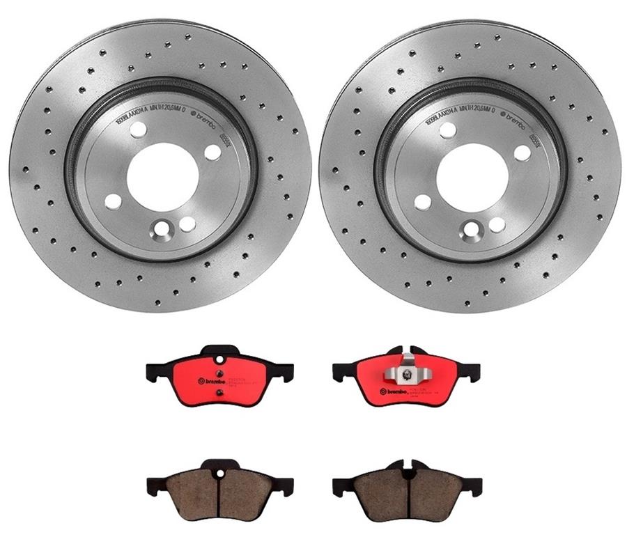 Brembo Disc Brake Pad and Rotor Kits KTX0034