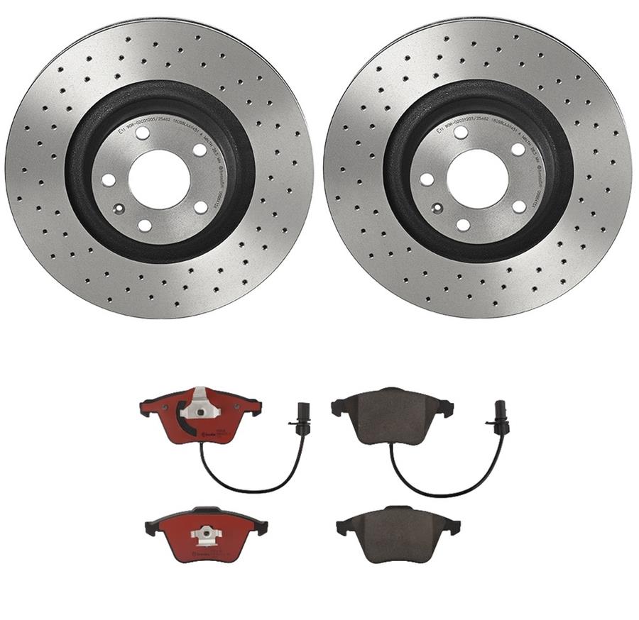 Brembo Disc Brake Pad and Rotor Kits KTX0035