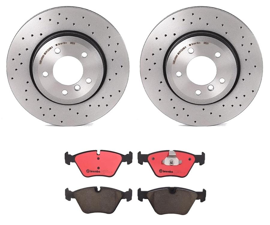 Brembo Disc Brake Pad and Rotor Kits KTX0036