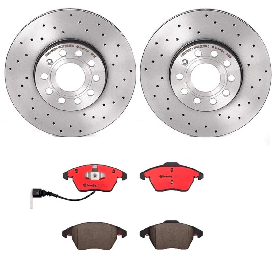 Brembo Disc Brake Pad and Rotor Kits KTX0037