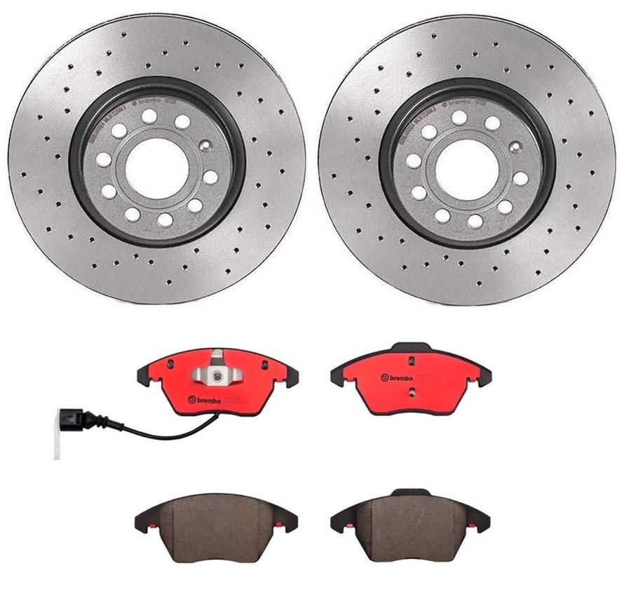 Brembo Disc Brake Pad and Rotor Kits KTX0039