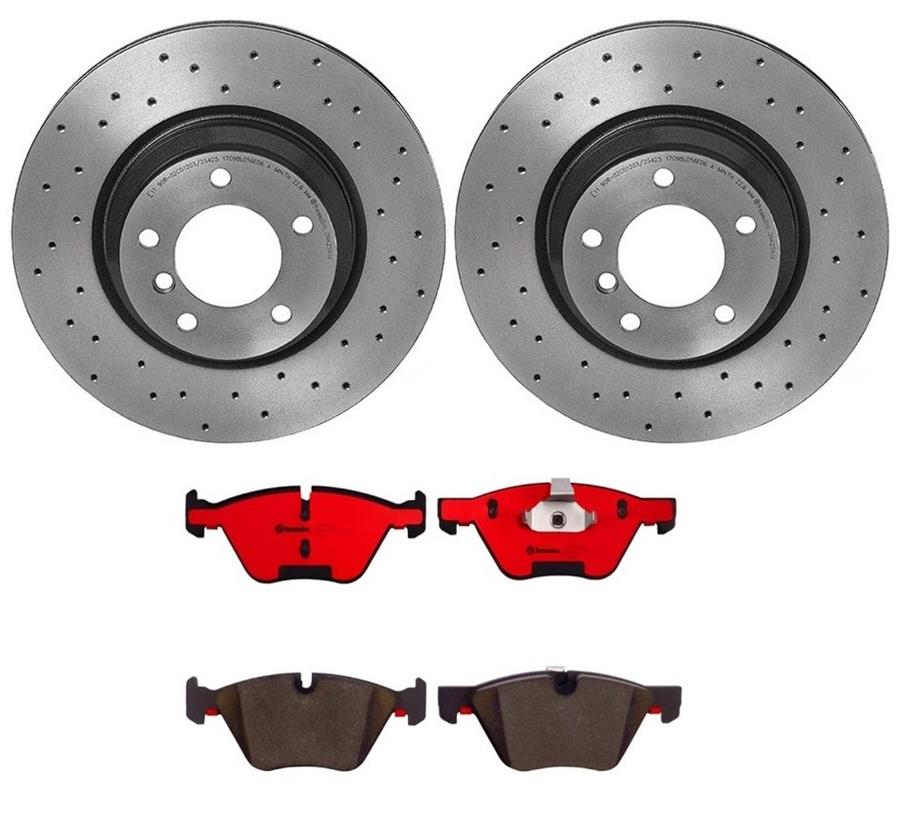 Brembo Disc Brake Pad and Rotor Kits KTX0042