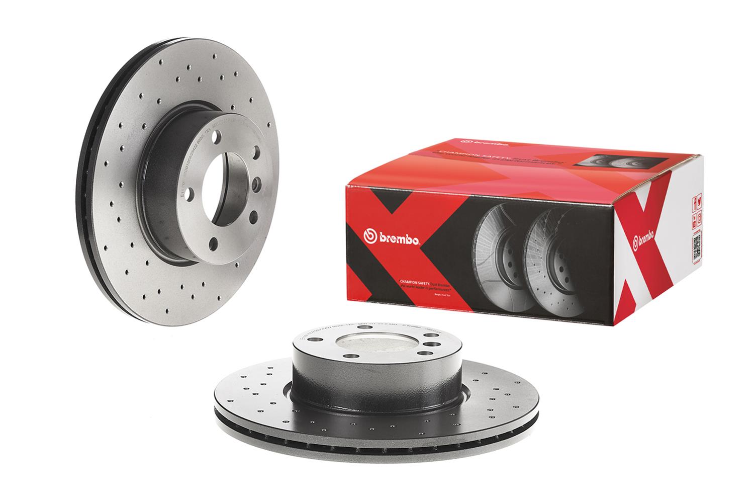Brembo Disc Brake Pad and Rotor Kits KTX4100