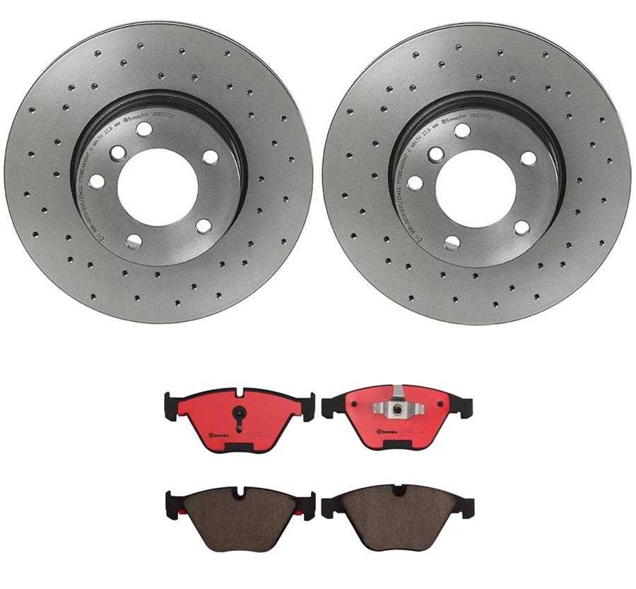 Brembo Disc Brake Pad and Rotor Kits KTX0049