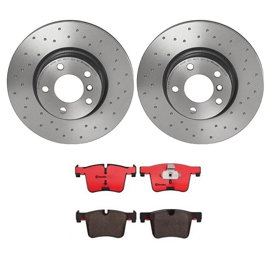 Brembo Disc Brake Pad and Rotor Kits KTX0051
