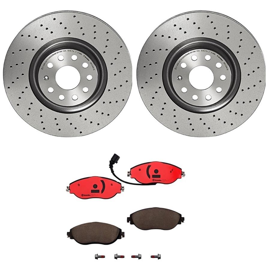 Brembo Disc Brake Pad and Rotor Kits KTX0052