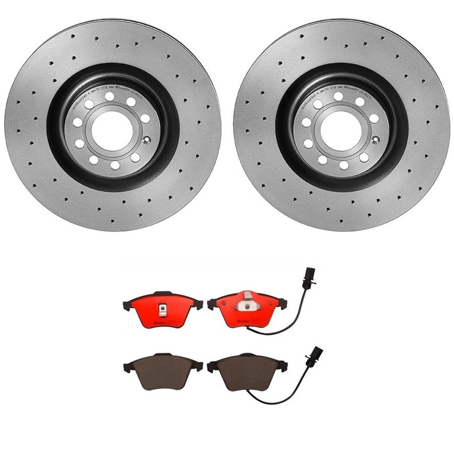 Brembo Disc Brake Pad and Rotor Kits KTX0053