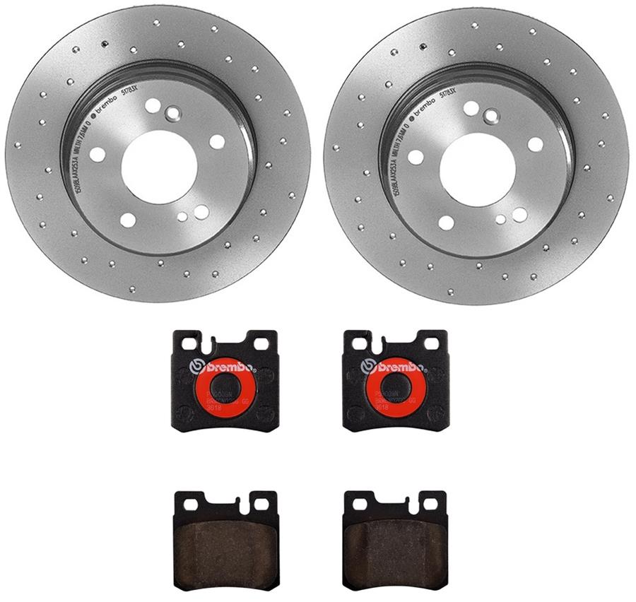 Brembo Disc Brake Pad and Rotor Kits KTX0054