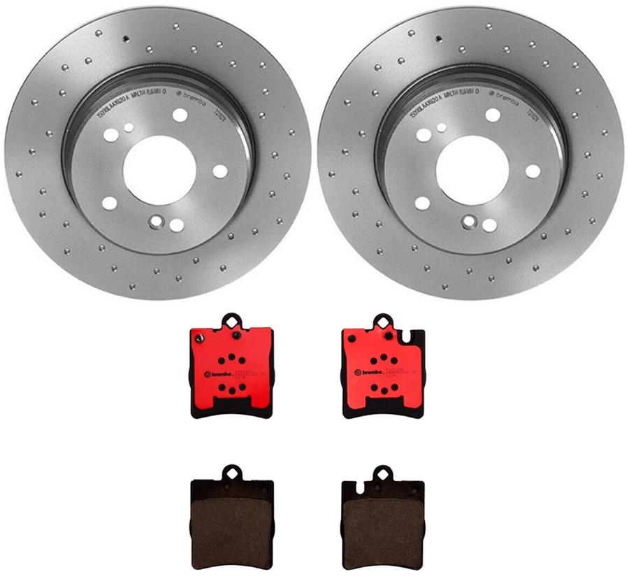 Brembo Disc Brake Pad and Rotor Kits KTX0058