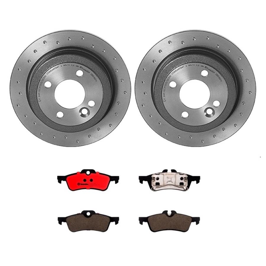 Brembo Disc Brake Pad and Rotor Kits KTX0061
