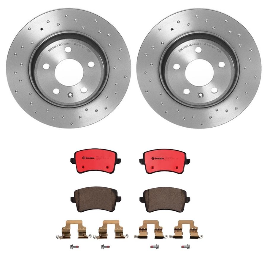Brembo Disc Brake Pad and Rotor Kits KTX0067