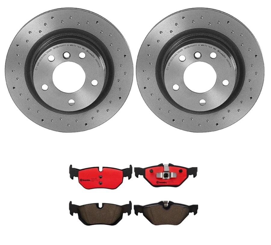 Brembo Disc Brake Pad and Rotor Kits KTX0073