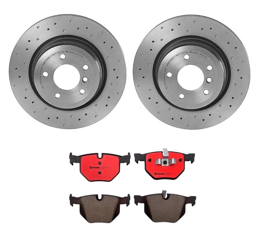 Brembo Disc Brake Pad and Rotor Kits KTX0075