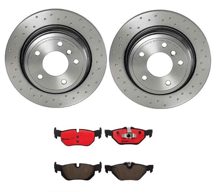 Brembo Disc Brake Pad and Rotor Kits KTX0079