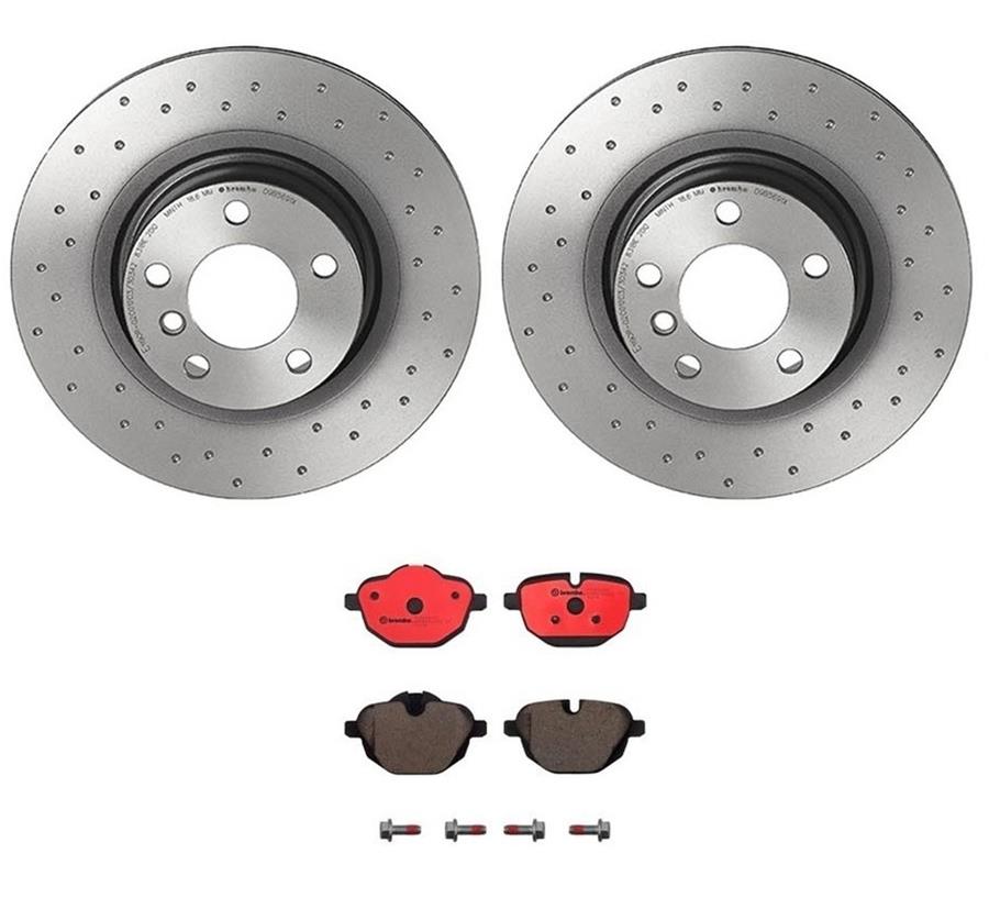Brembo Disc Brake Pad and Rotor Kits KTX0080