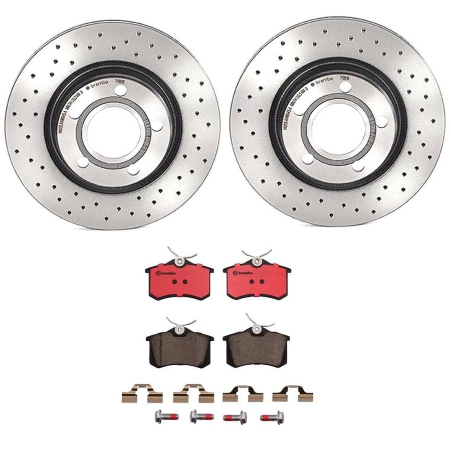 Brembo Disc Brake Pad and Rotor Kits KTX0089