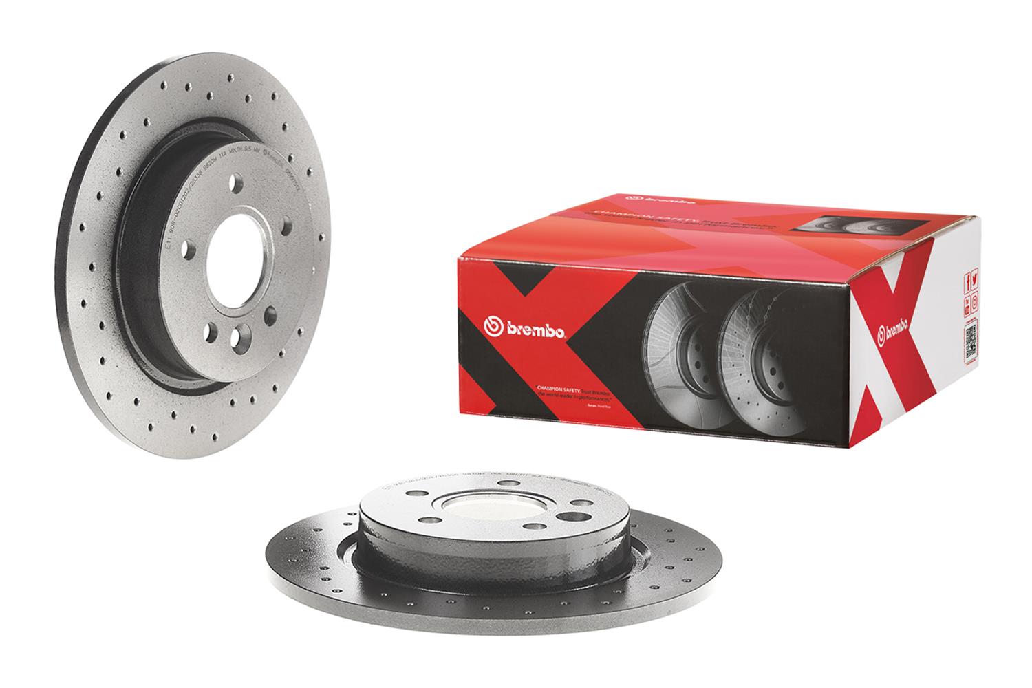 Brembo Disc Brake Pad and Rotor Kits KTX4063