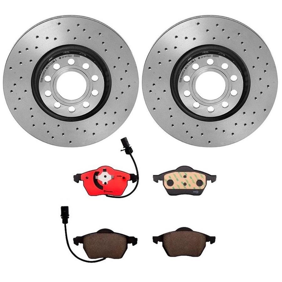 Brembo Disc Brake Pad and Rotor Kits KTX0093